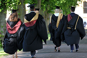 Group of graduating students